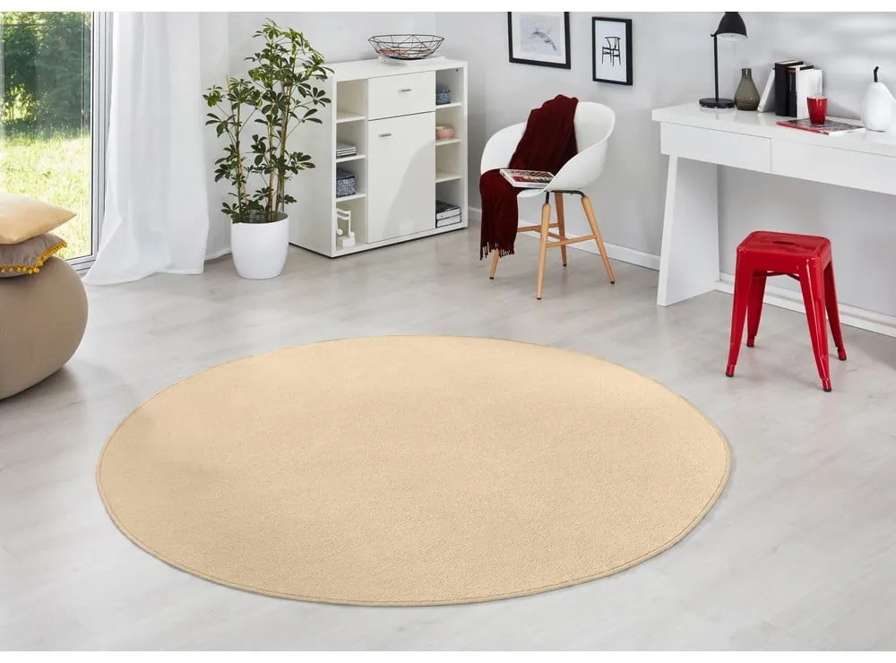 Bézs kerek szőnyeg ø 133 cm Fancy – Hanse Home