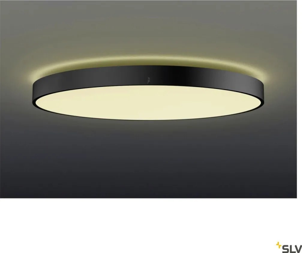SLV 1007312 MEDO Modern Kültéri Mennyezeti Lámpa Fekete LED IP50