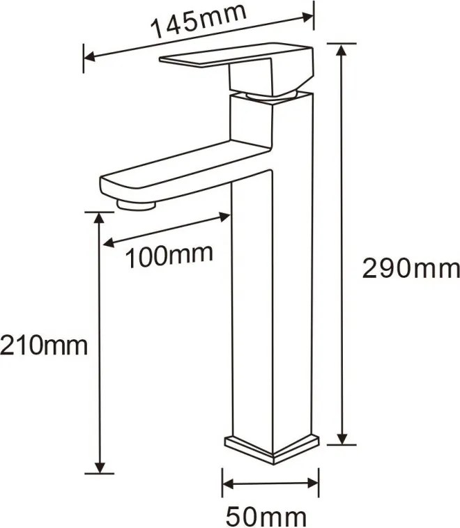 Mexen EMMA - Magas mosdócsaptelep, INOX - acél, 71910-00