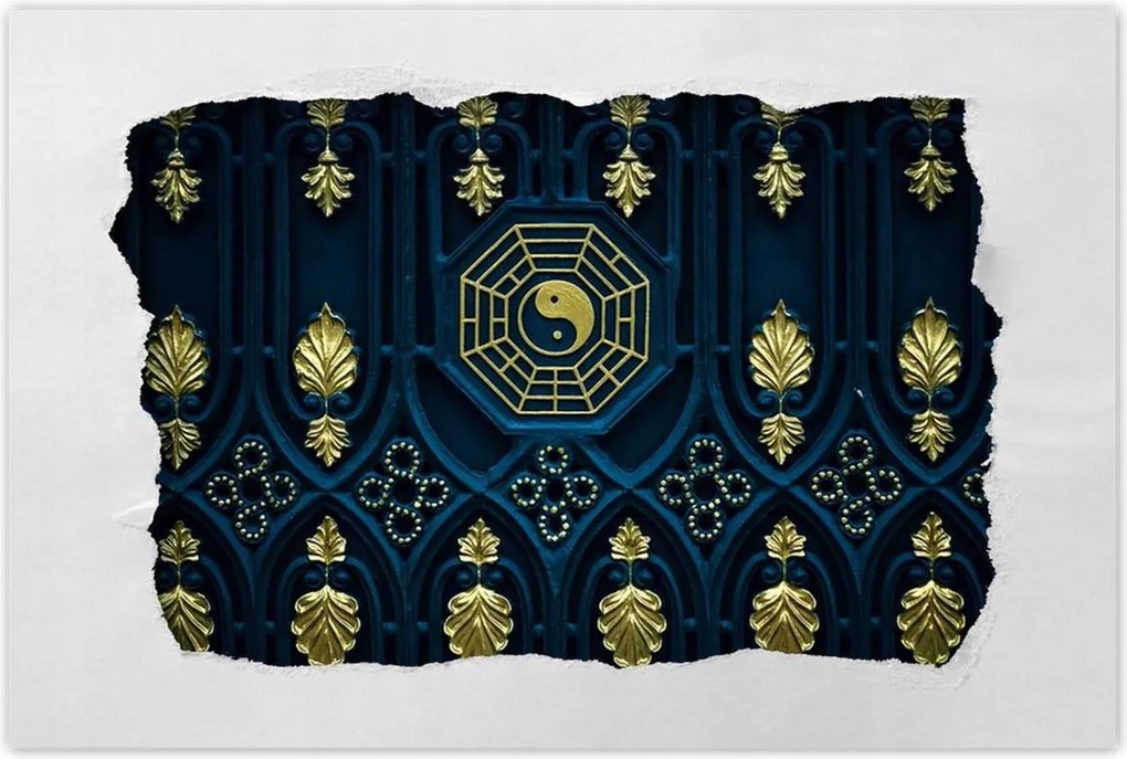 Poszterek 60x40 Absztrakt Arany harmónia