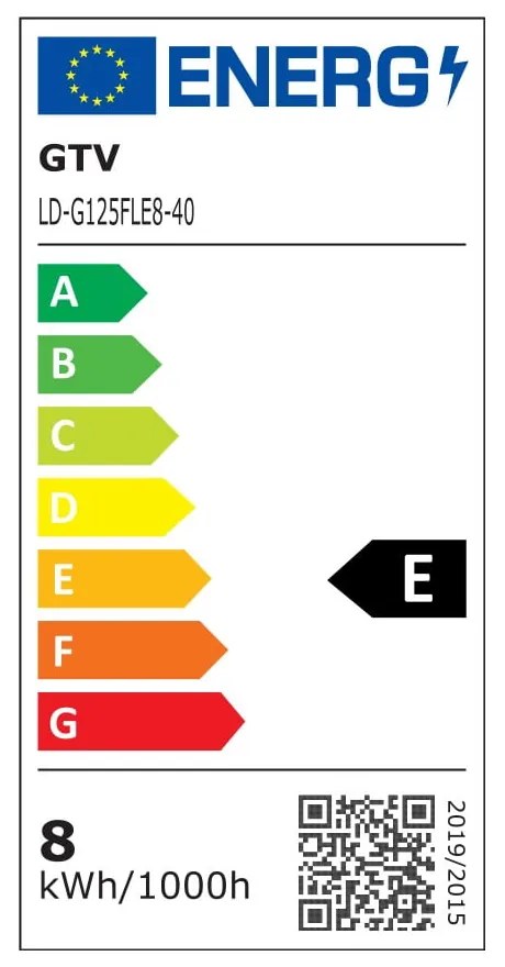 Semleges fehér szálas izzó E14, 8 W – GTV