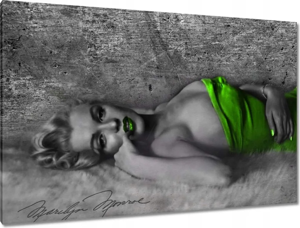 Festmények 120x80 Lime Marilyn Monroe