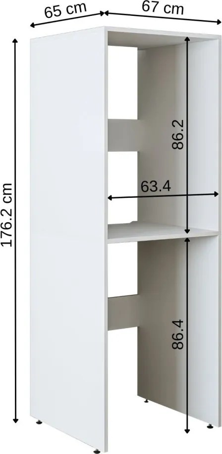 Fürdőszobaszekrény, 67 cm – TR283VLN1349