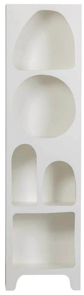 Fehér könyvespolc 48x180 cm Caz – WOOOD