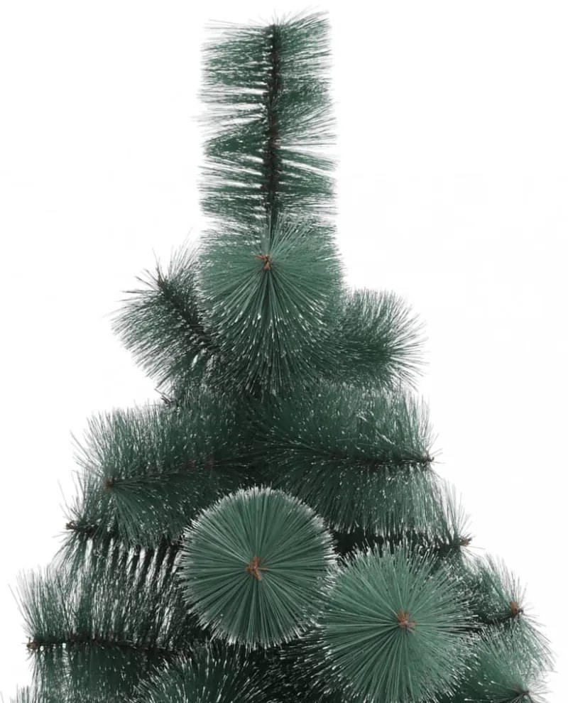 zöld PET műkarácsonyfa állvánnyal 120 cm