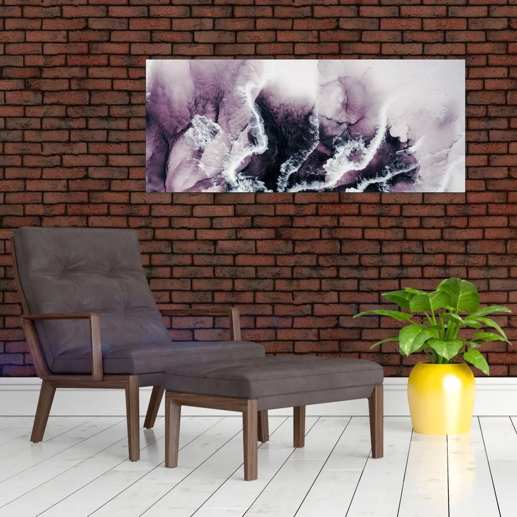 Kép - Lila márvány N⁰2 (120x50 cm)