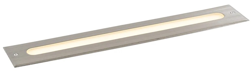 Modern talajszpot acél 50 cm LED-del IP65 - Eline