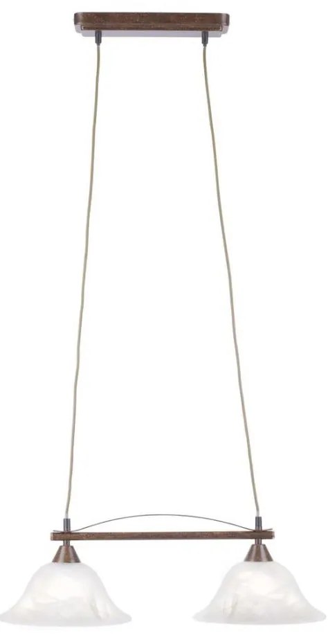 Paul Neuhaus 15242-48 - Csillár zsinóron NELLY 2xE14/40W/230V