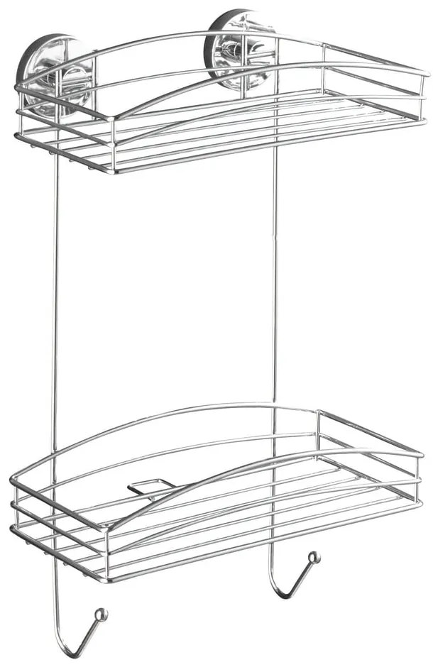 Vacuum-Loc kétszintes öntapadós polc, max. 33 kg - Wenko