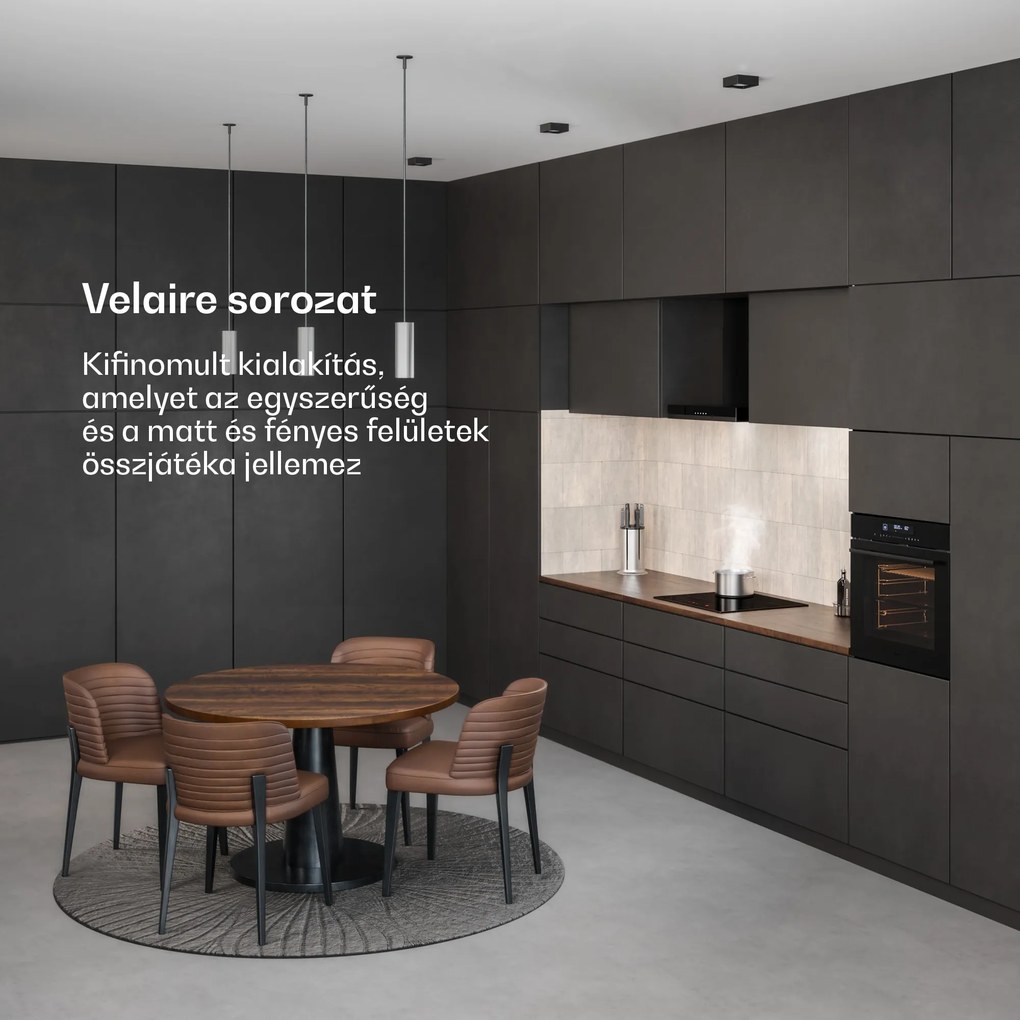 Klarstein Velaire elektromos sütő | nagy funkciókínálat | energiahatékonysági osztály A+ | 3160 W | 60 cm