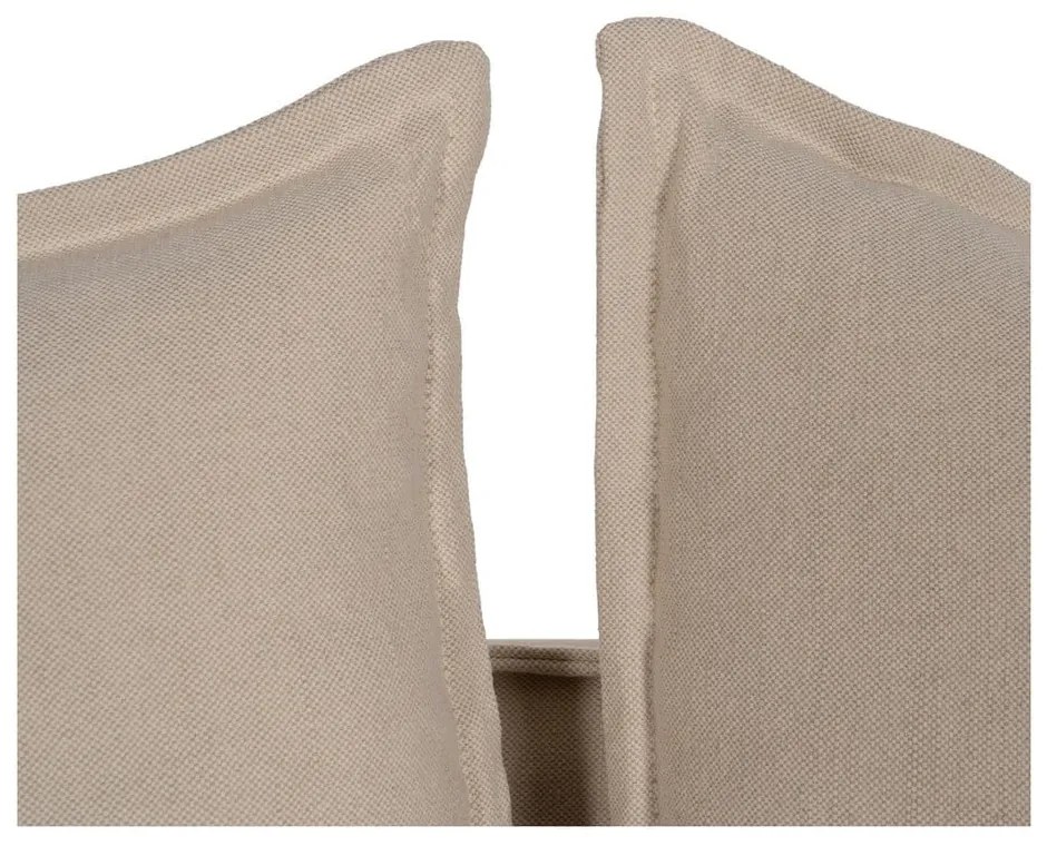 Krémszínű len kanapé 210 cm – Ixia