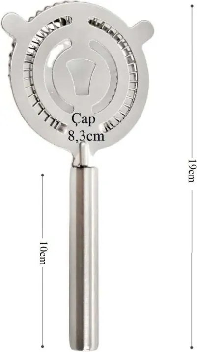 Strainer szűrő, 8,3×19 cm