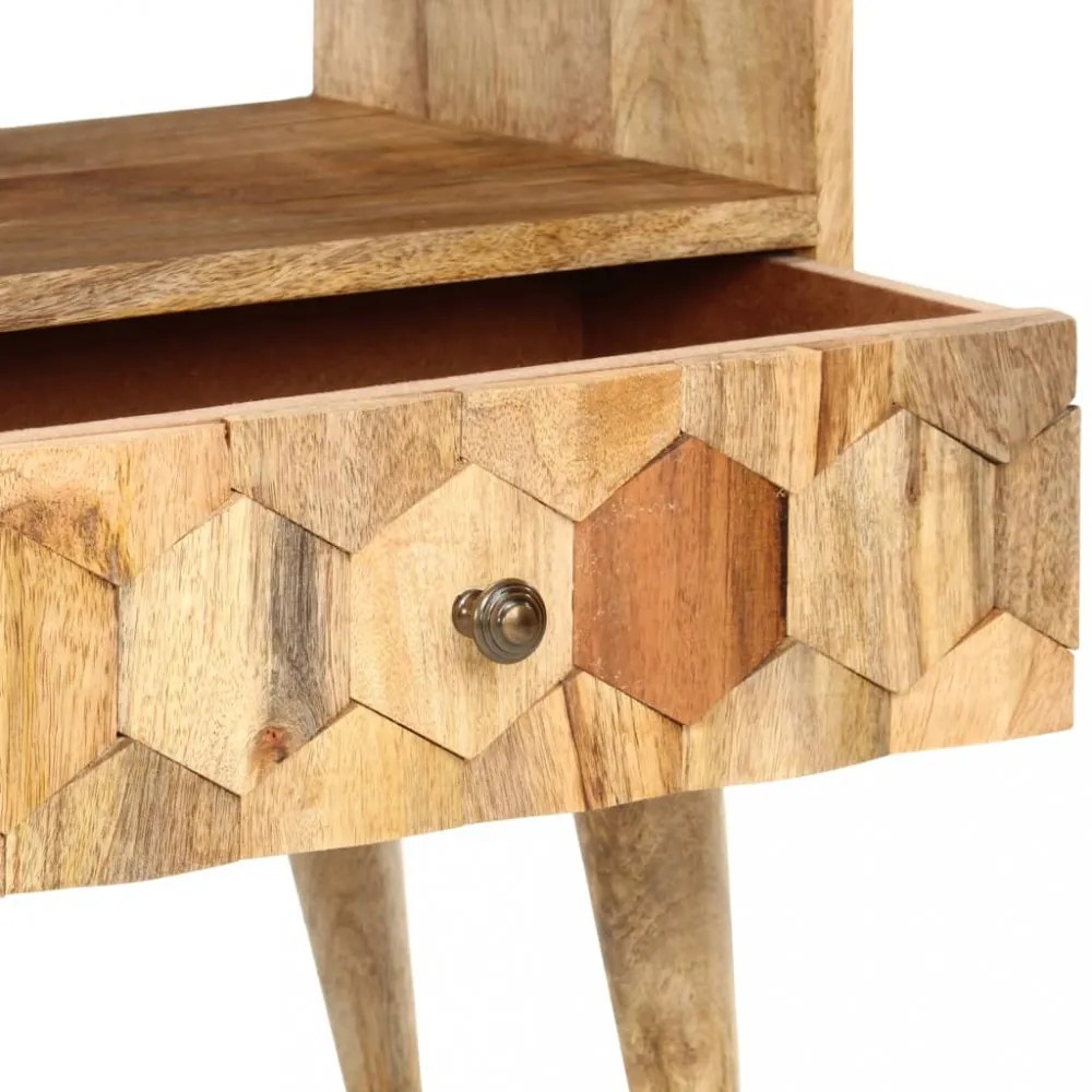 tömör mangófa TV-szekrény 90 x 30 x 50 cm