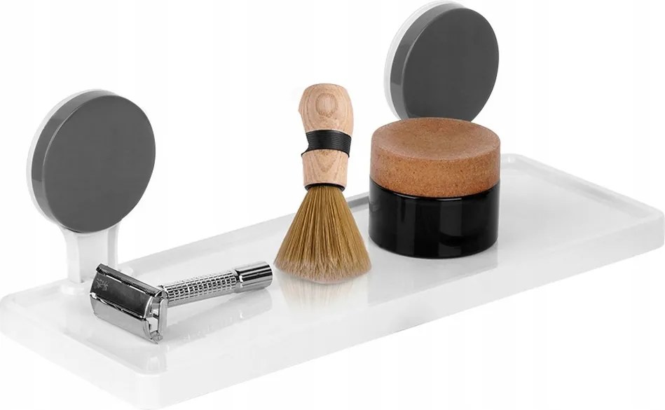 Zuhanypolc Tapadókorongos Fürdőszoba Kosár Fúrás Nélkül Nagy