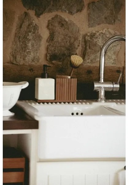 WENKO 54944100 - MERA szappanadagoló 18,5x17 cm barna