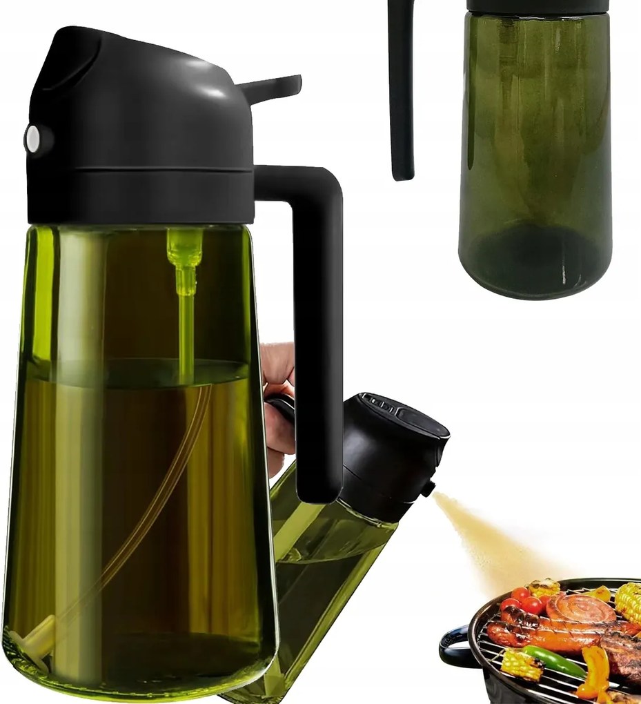 Konyhai Olajmosó Spray Üveg Adagoló Nyéllel Nagy