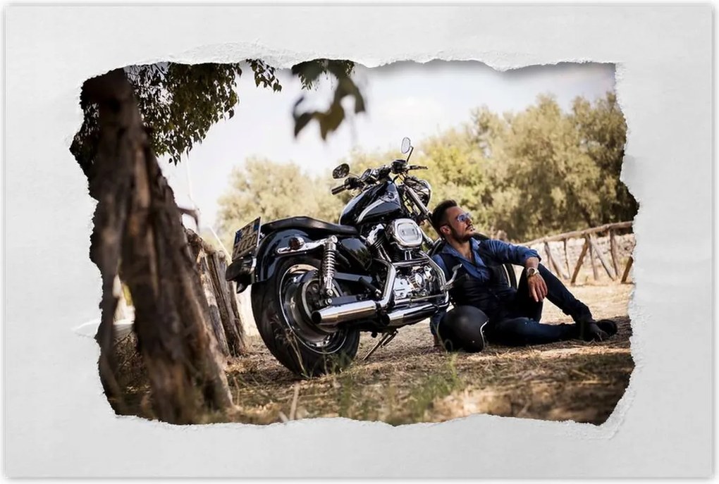 Poszterek 90x60 Motorkerékpár Klasszikus Motor