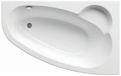 Asszimetrikus kád Ravak Asymmetric 150x100 cm akrilát jobb C451000000