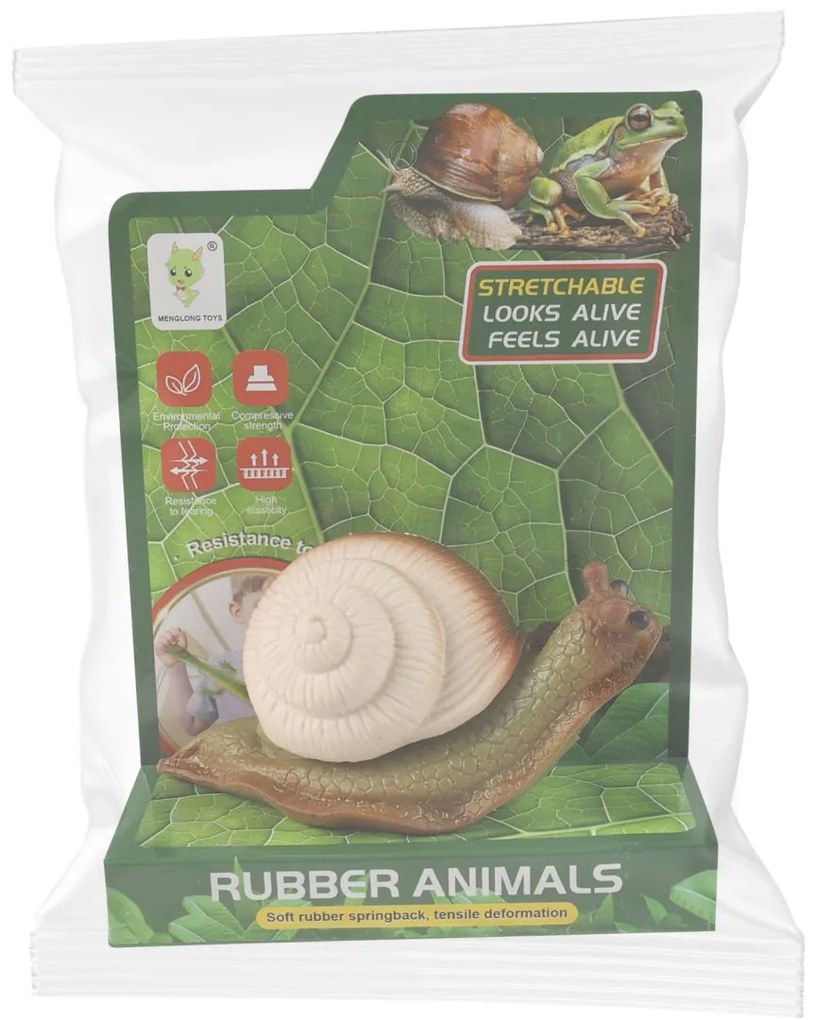 RAPPA Szilikon csiga kemény csigaházzal - 11 cm