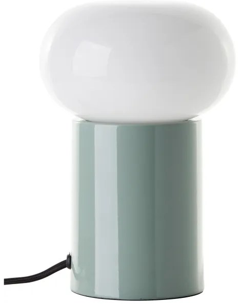 Brilliant - Asztali lámpa KNUT 1xE27/25W/230V zöld/fehér