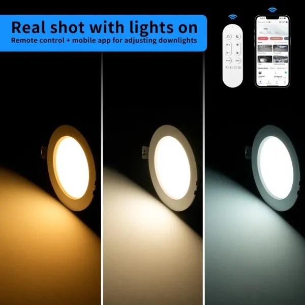 Immax NEO 07297L - LED dimmelhető süllyeszthető downlight, 36W/230V, Wi-Fi, Tuya  Ø 23 cm, fekete