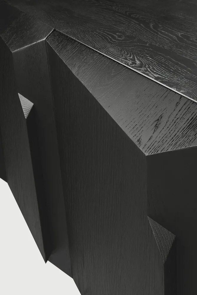 Komód Oak Stairs 200 cm, fekete - Ethnicraft