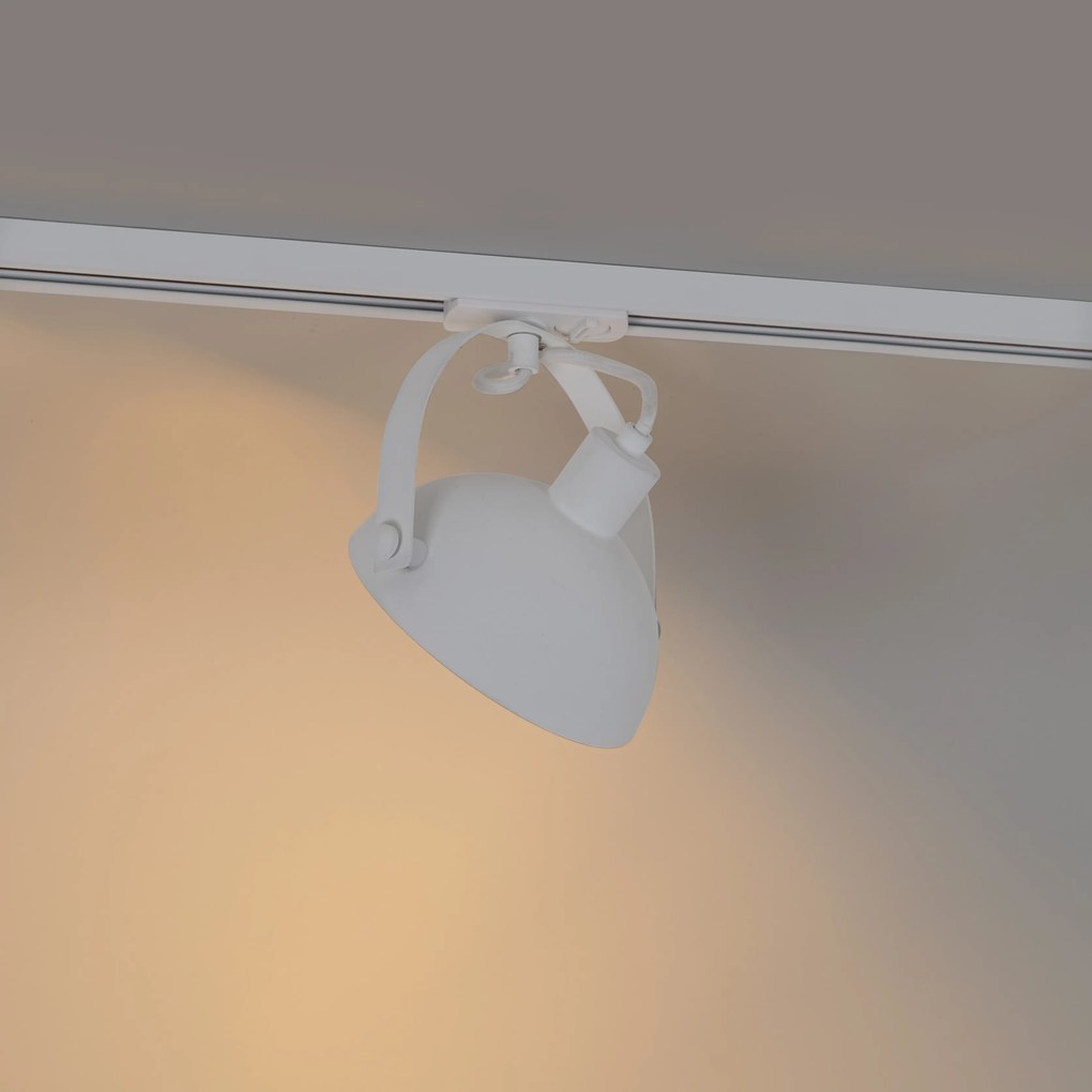 Ipari sín spotlámpa fehér ezüst belsővel - Magnax