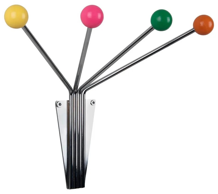 Ezüstszínű fém fali fogas Neptune – PT LIVING