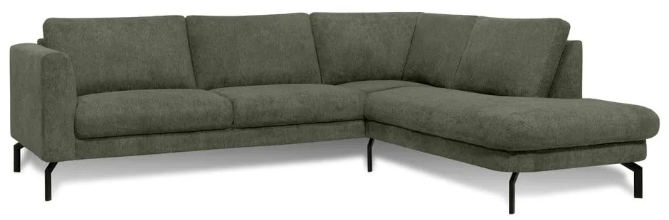 Sötétzöld sarokkanapé (jobb oldali) Gomero – Scandic