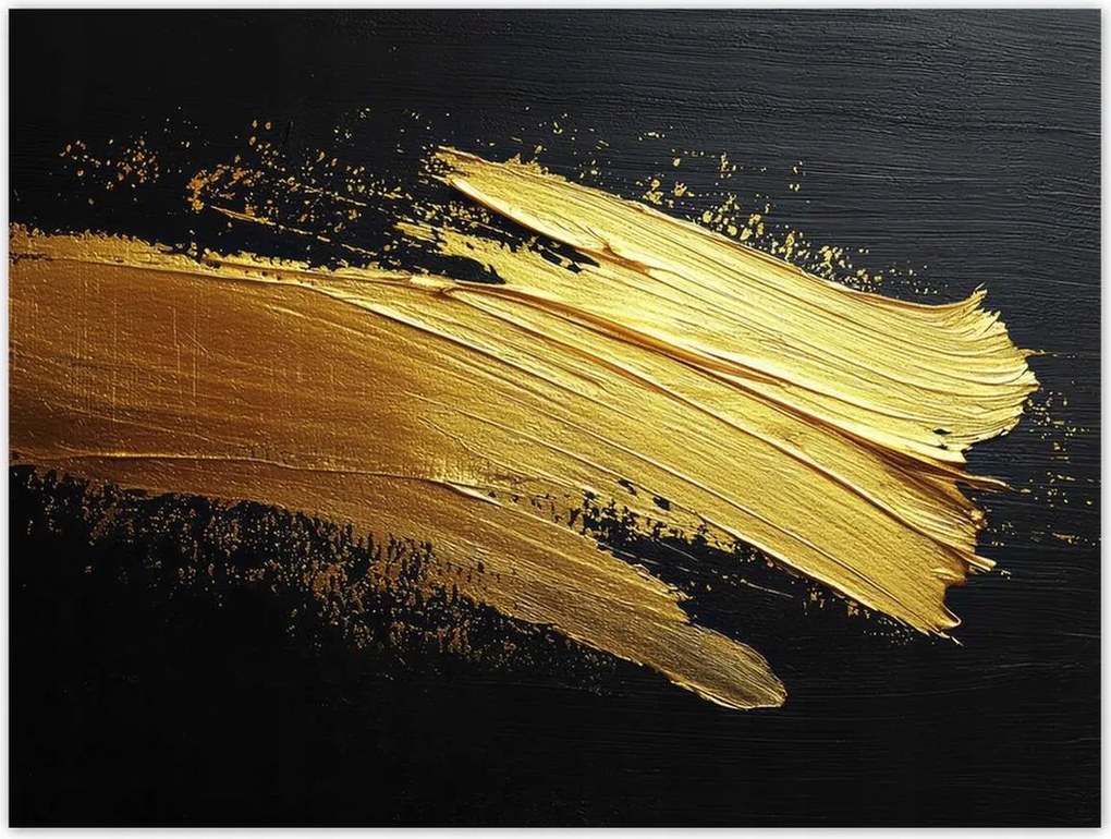 Poszterek 40x30 Arany csillogás ecsettel