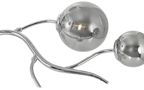 Brilagi - LED felületre szerelt csillár MISTEL 9xG9/3W/230V fekete króm/füstszínű