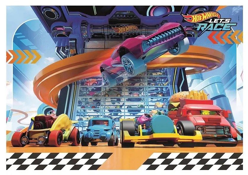 Hot Wheels Mid-air 104 db-os puzzle Clementoni