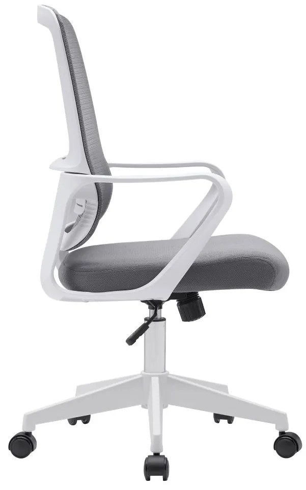 Irodai fotel SALOMI (szürke + fehér). 1091485