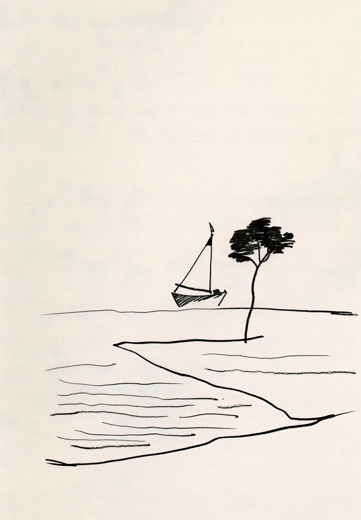 Poszter 68x98cm Tengerparti nyugalom