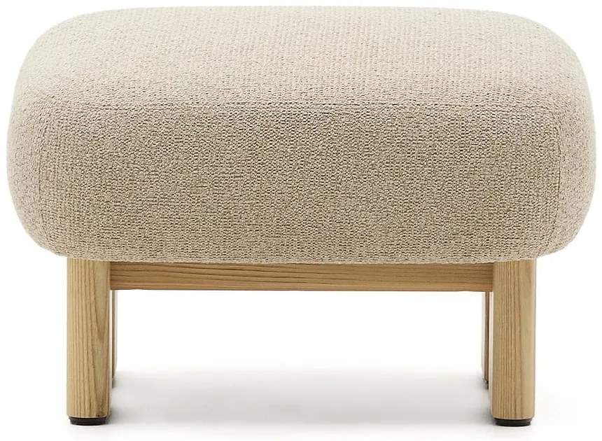 Bézs zsenília lábtartó Nema – Kave Home