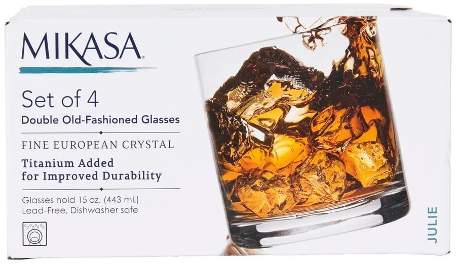 Julie 4 db whiskys pohár, 443 ml - Mikasa