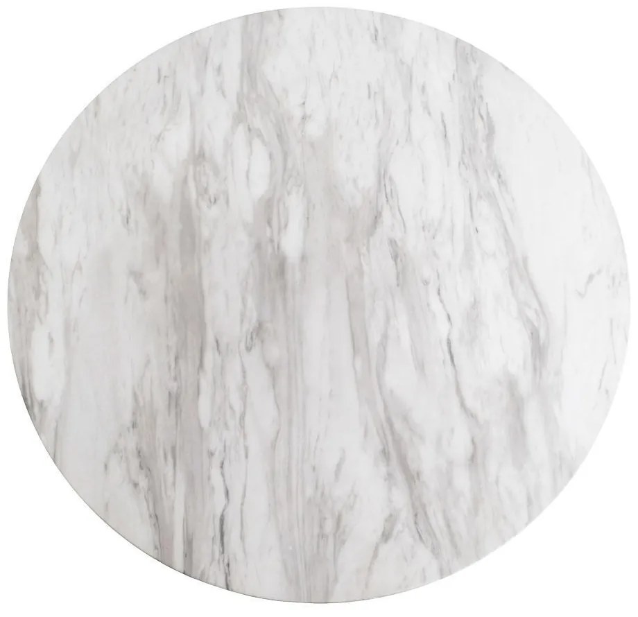 Bolzano Bár asztal, márványhatású lap, sárgaréz hatású láb 70x105 cm