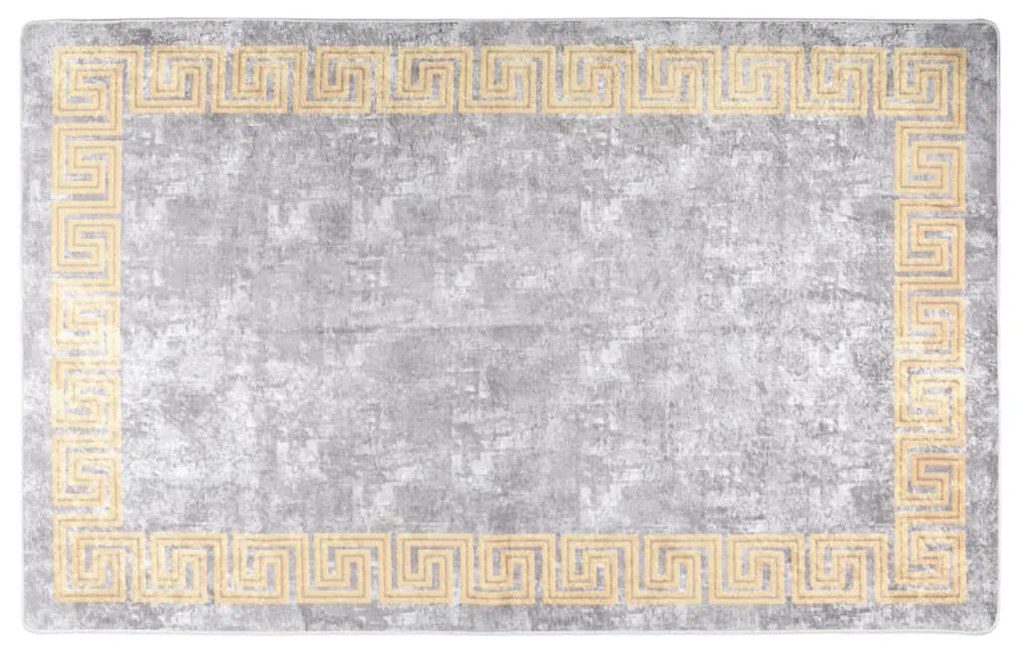 szürke csúszásmentes mosható szőnyeg 80 x 150 cm