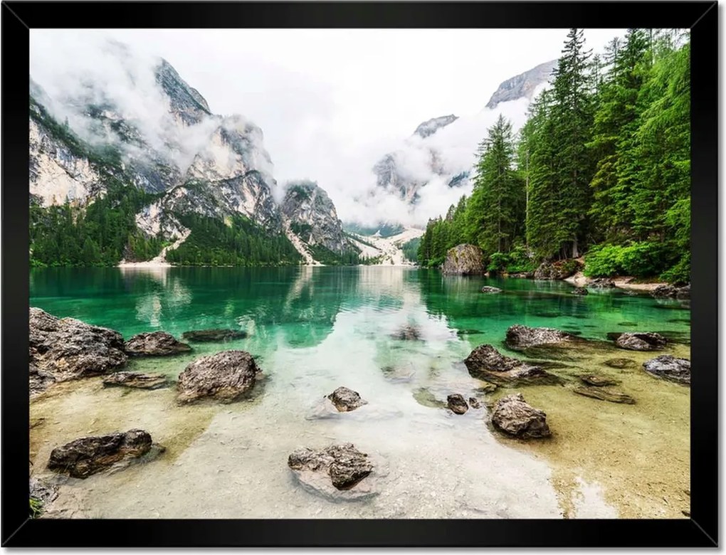 Poszterek keretben 40x30 Hegyi tó