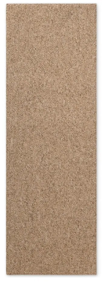 Világosbarna mosható futószőnyeg 80x240 cm Rocco Caramel – Elle Decoration