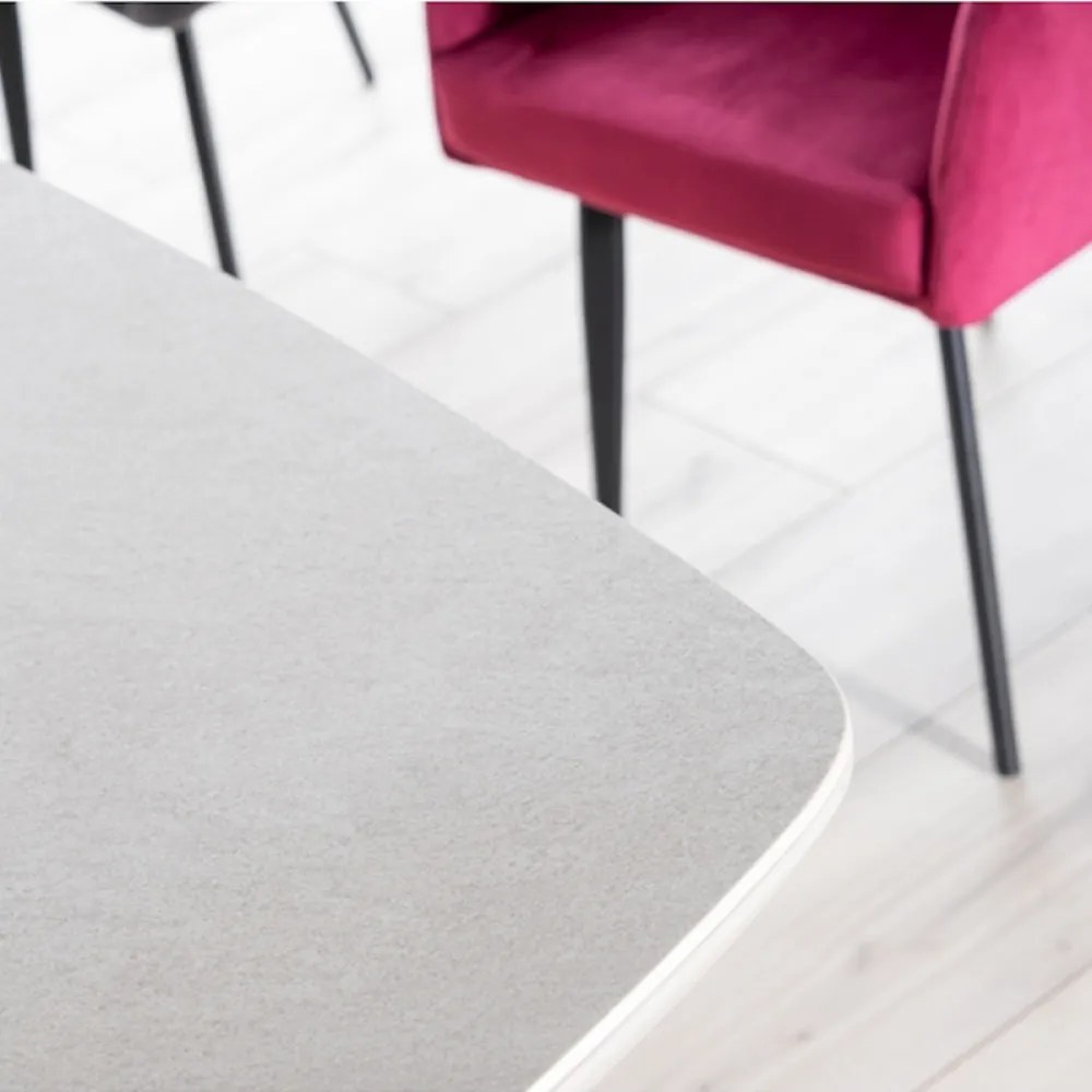 Armani bővíthető kerámia asztal szürke 160-220cm