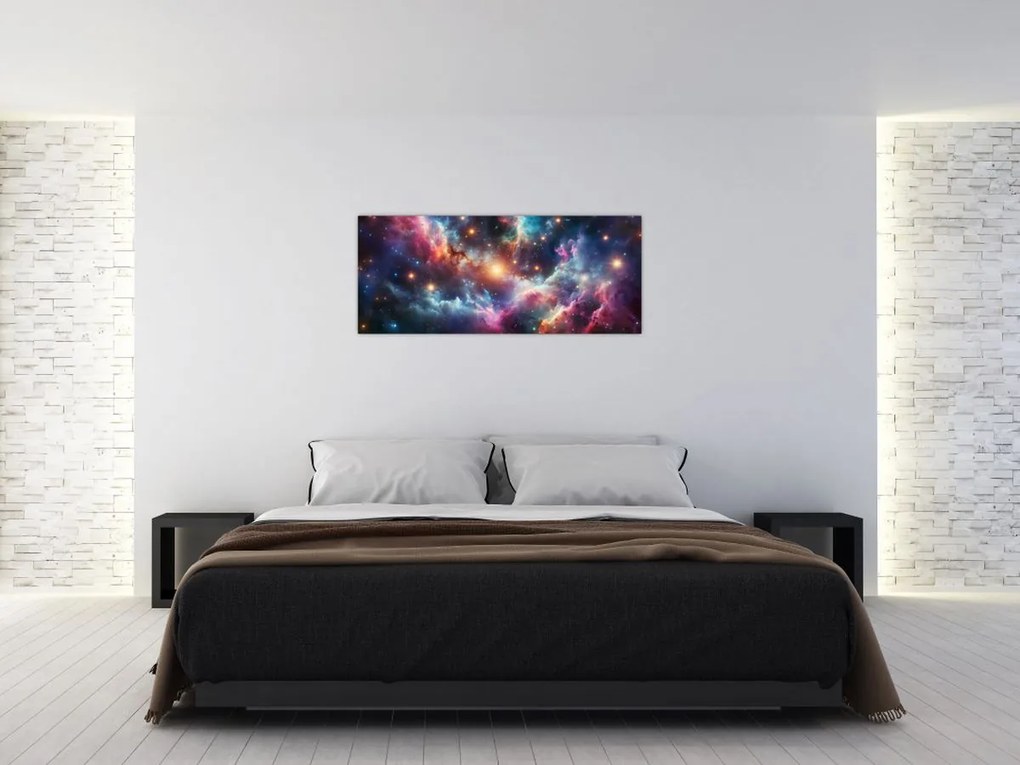Kép - Sötét univerzum (120x50 cm)