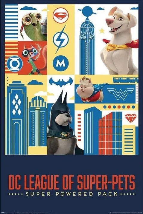 Plakát DC Super Pets - Activate