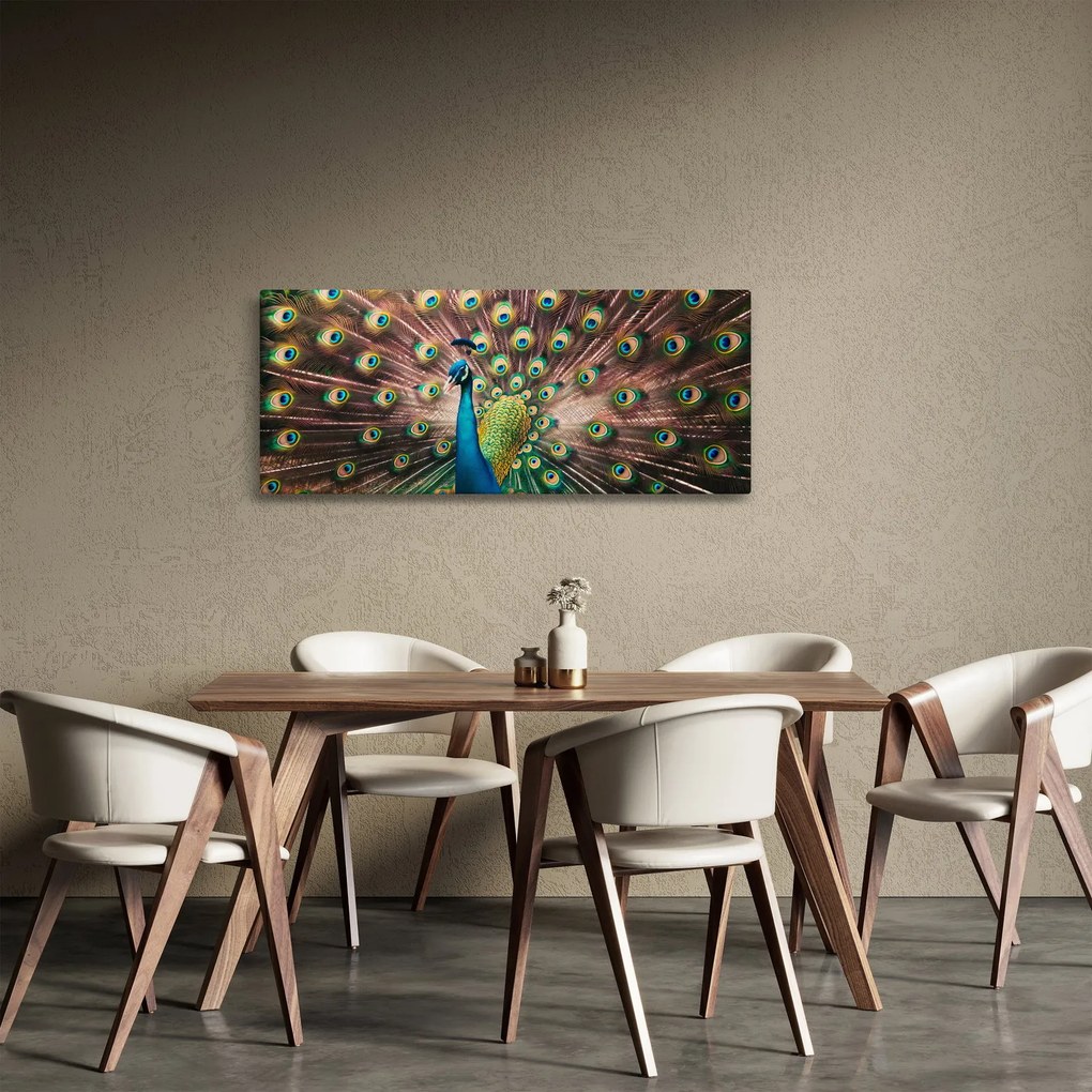 Kép - Páva (120x50 cm)