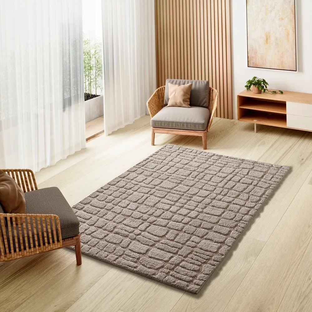 Bézs szőnyeg 126x190 cm Juno – Universal