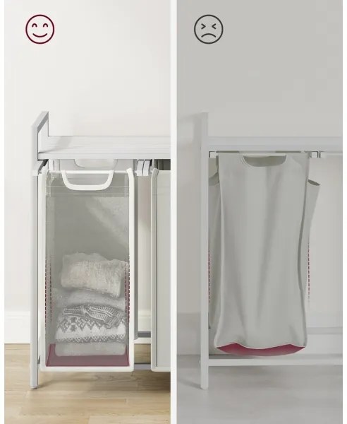 REX fehér szennyeskosár