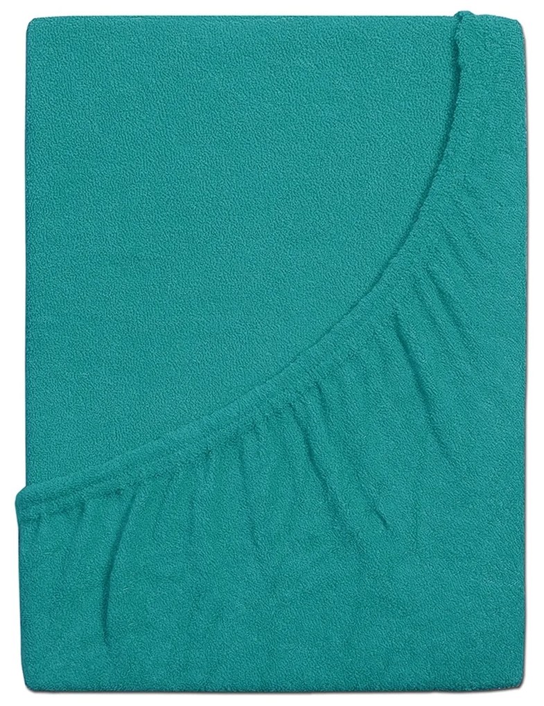 ideél 4Home frottír lepedő zöld türkiz, 70 x 140 cm, 70 x 140 cm