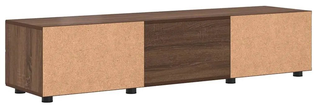 TV szekrény fiókkal barna tölgy 150 x 39 x 30 cm Faanyag