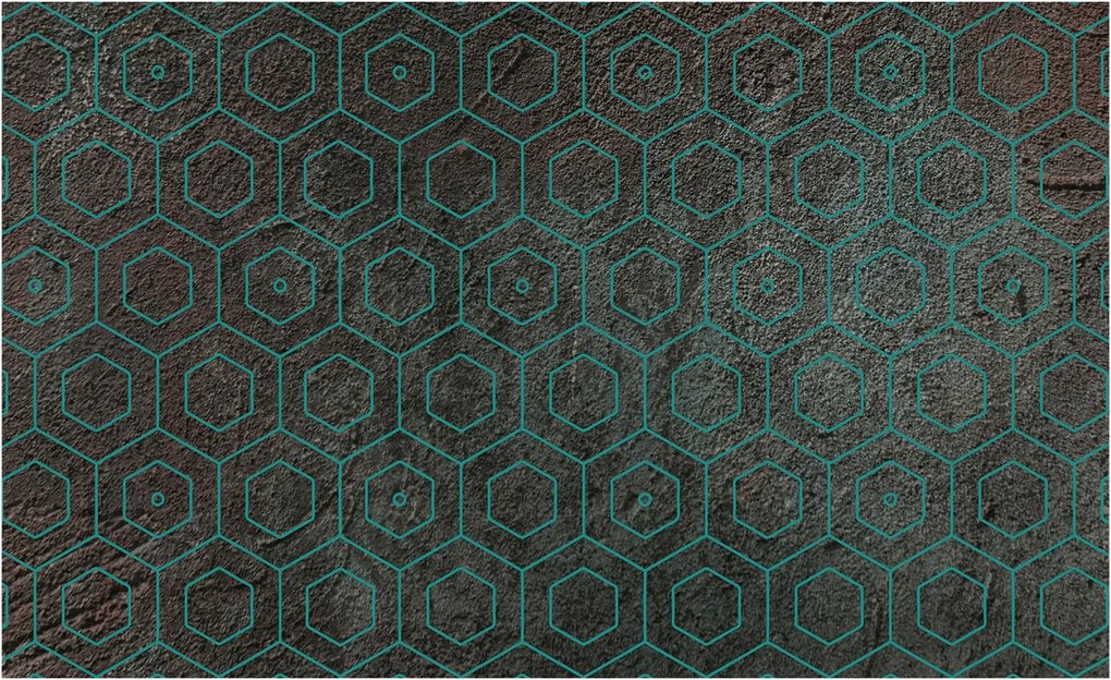 Fotótapéta Flizelin Fali ragasztó készlet Geometrikus minta 416x254 Ragasztó