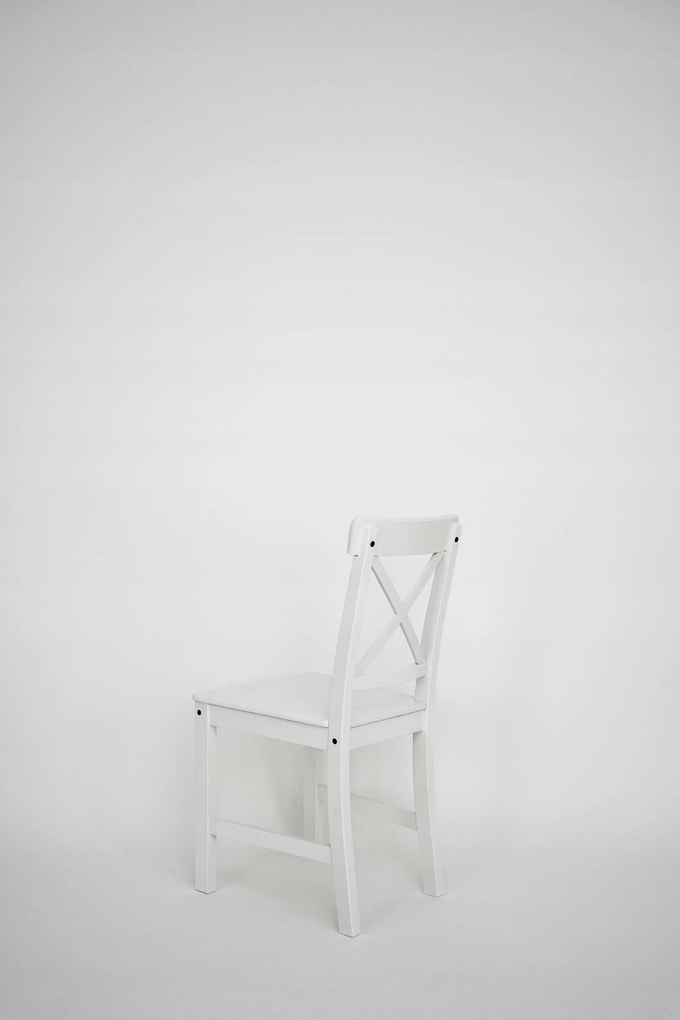 Fa étkező szék konyha nappali fehér fenyő rk870